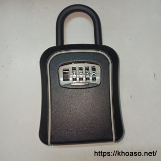 Hộp mật khẩu đựng chìa khóa G7 màu đen bạc 4 số