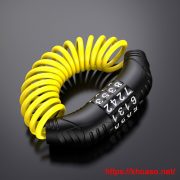 Khóa dây mật khẩu chống trộm nón bảo hiểm, xe đạp … siêu nhỏ gọn
