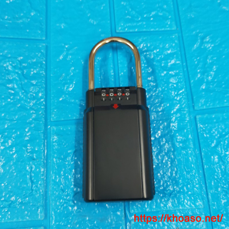 Hộp mật khẩu đựng chìa khóa KS-002 màu đen 4 số
