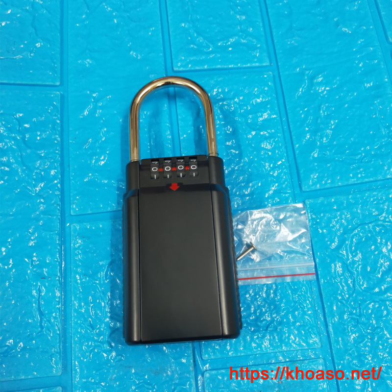 Hộp mật khẩu đựng chìa khóa KS-002 màu đen 4 số