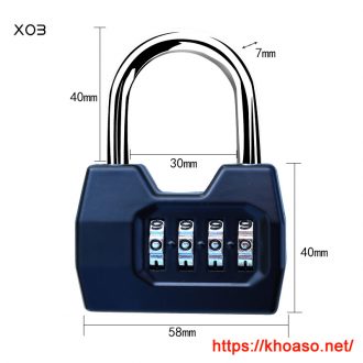 Khóa mật khẩu chống trộm X03