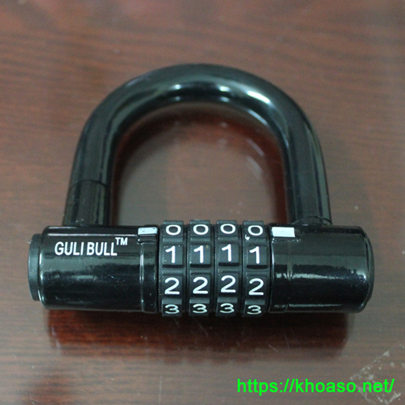 Khóa mật khẩu chống trộm xe máy, xe đạp, khóa nhà hình chữ U